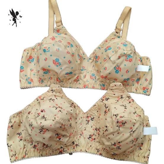 Cotten Printed Non Padded Bra